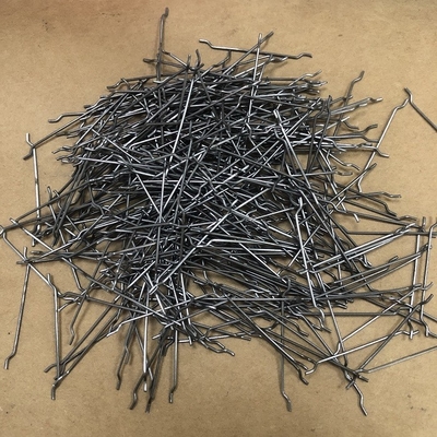 Länge von 60mm klebte gehakte Enden-Stahl-Faser 80/60 für konkrete Verstärkung