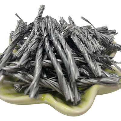 Faser-verdrehte Bunchy Form 500T des Buliding-Polymer-Material-pp. für den Sprung beständig