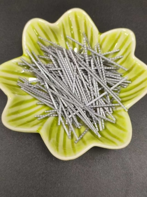 64 MM geprägte Makrofaser Polypropylen für Betonbau