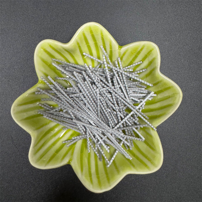 Polypropylenfasern aus synthetischen Makrofasern zur Verwendung als Betonverstärkung im Füllmaterial