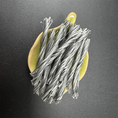 40mm pp. Faser-verdrehte Bunchy Form 500T für konkrete Verstärkung