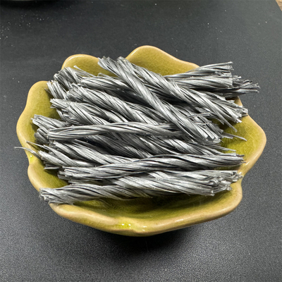 40mm pp. Faser-verdrehte Bunchy Form 500T für konkrete Verstärkung