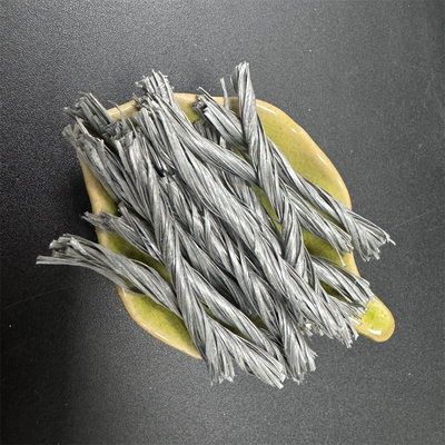 40mm pp. Faser-verdrehte Bunchy Form 500T für konkrete Verstärkung