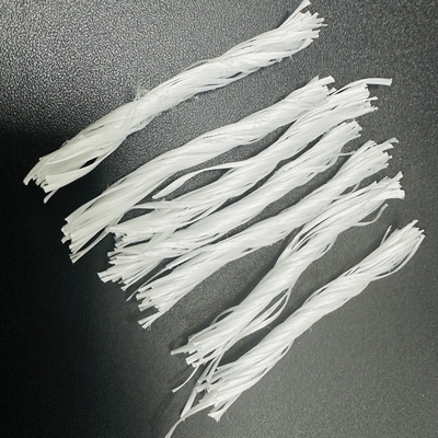 Faser-verdrehte Bunchy Form 500T des Buliding-Polymer-Material-pp. für den Sprung beständig