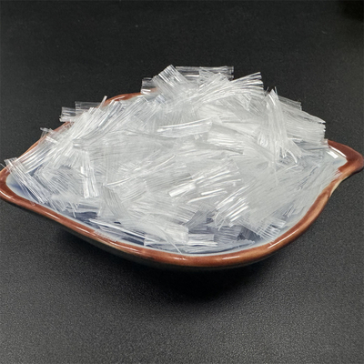 12-20mm Polypropylenmaschene Faser verbessert die Qualität und Festigkeit der Betontechnik