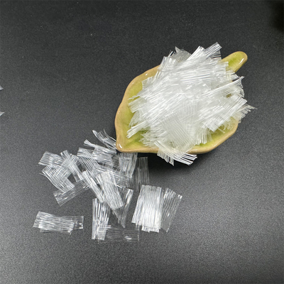 12-20mm Polypropylenmaschene Faser verbessert die Qualität und Festigkeit der Betontechnik