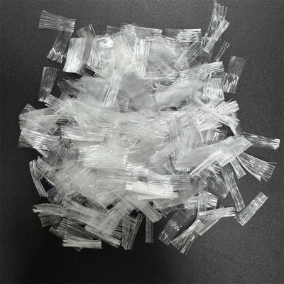 12-20mm Polypropylenmaschene Faser verbessert die Qualität und Festigkeit der Betontechnik