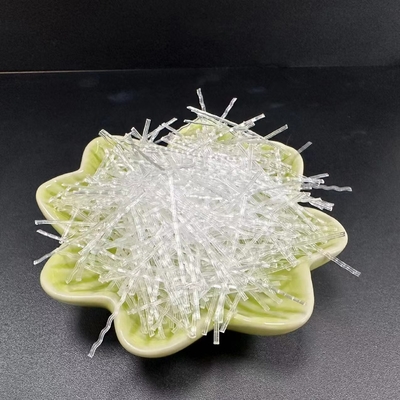 Transparente Wellenform PP Makrofiber für Fundamentverstärkungsmaterialien zum Schutz der Stabilität des Fundaments