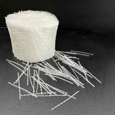 Transparente Wellenform PP Makrofiber für Fundamentverstärkungsmaterialien zum Schutz der Stabilität des Fundaments