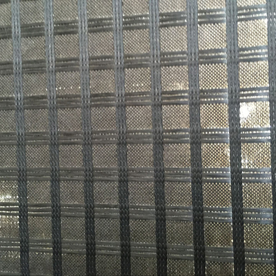 Fiberglas Geogrid oder Polyester Geogrid composited mit nichtgewebtem Gewebe